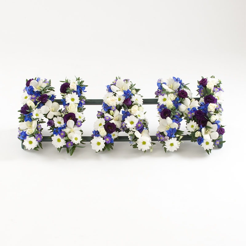 Mixed Loose Floral Letters