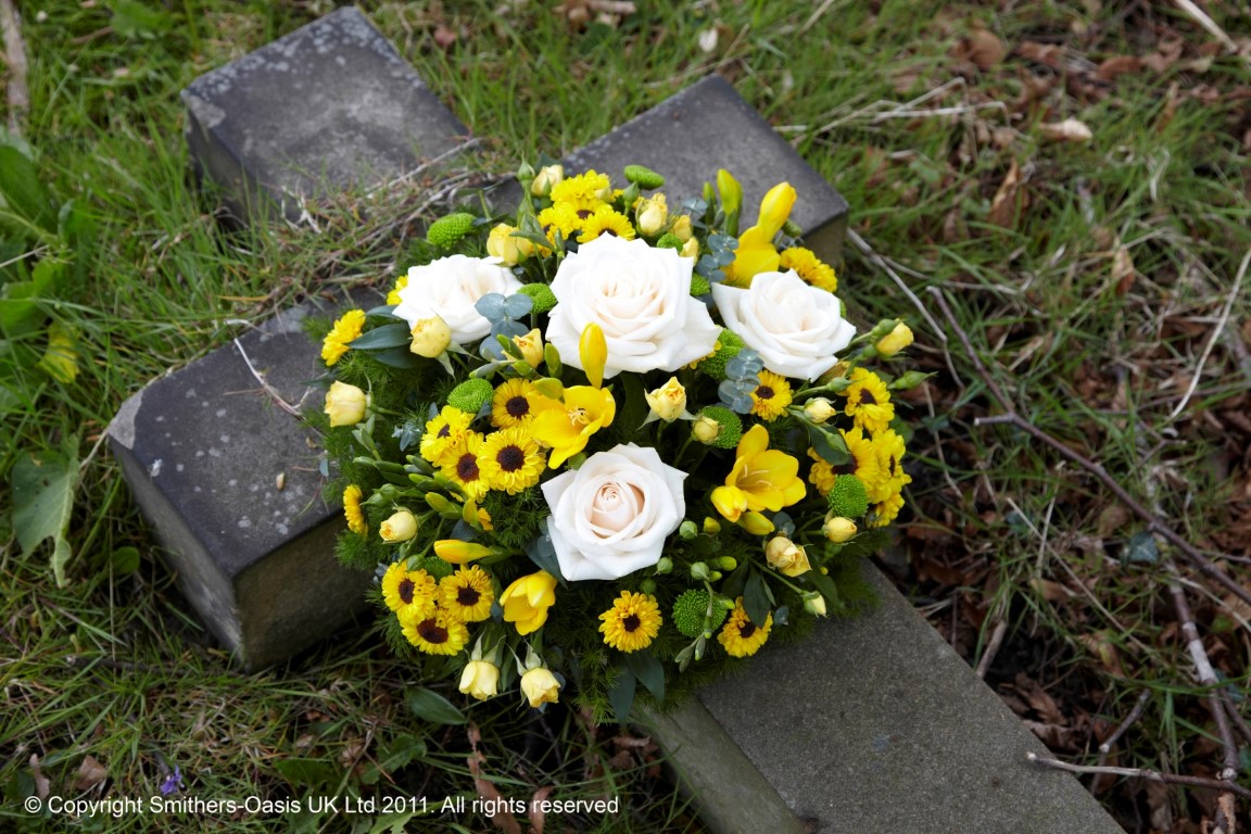 Yellow and White Posy