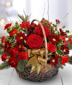 Florist Choice Christmas Basket
