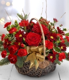 Florist Choice Christmas Basket